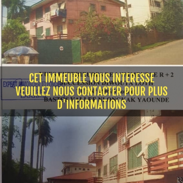 Image principale de Immeuble commercial à  vendre Yaoundé bastos