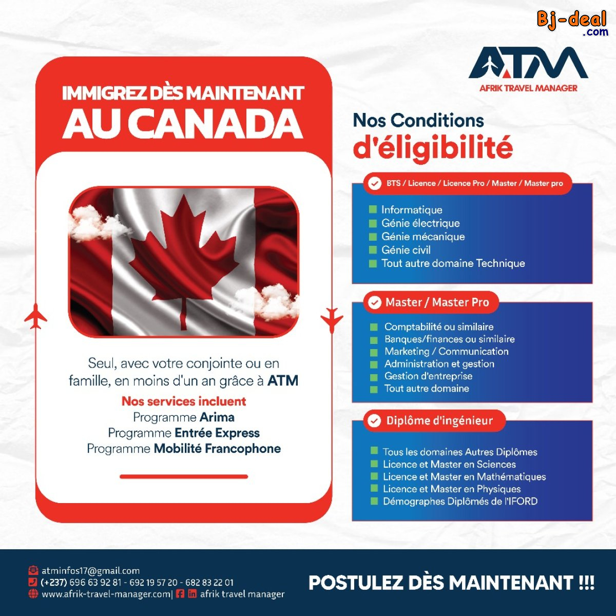 Main image of Devenez Résident Permanent au Canada avec ATM