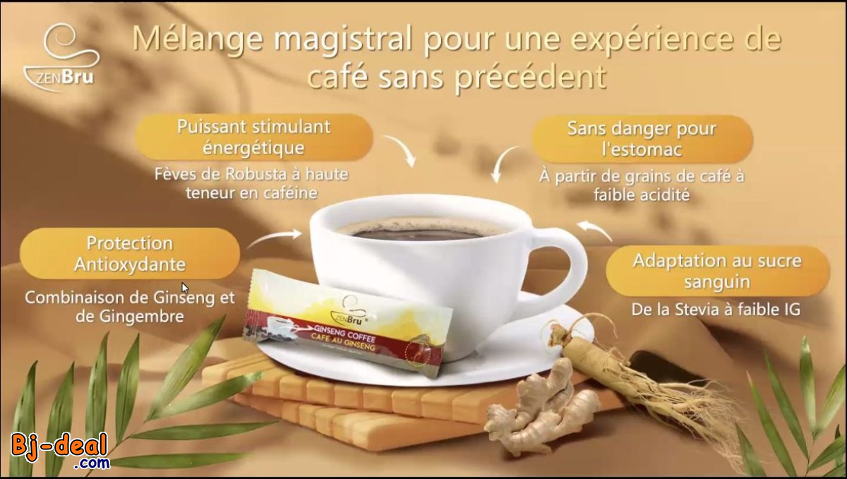 Image principale de CAFE ZENBRU AU GINSENG ET GINGEMBRE