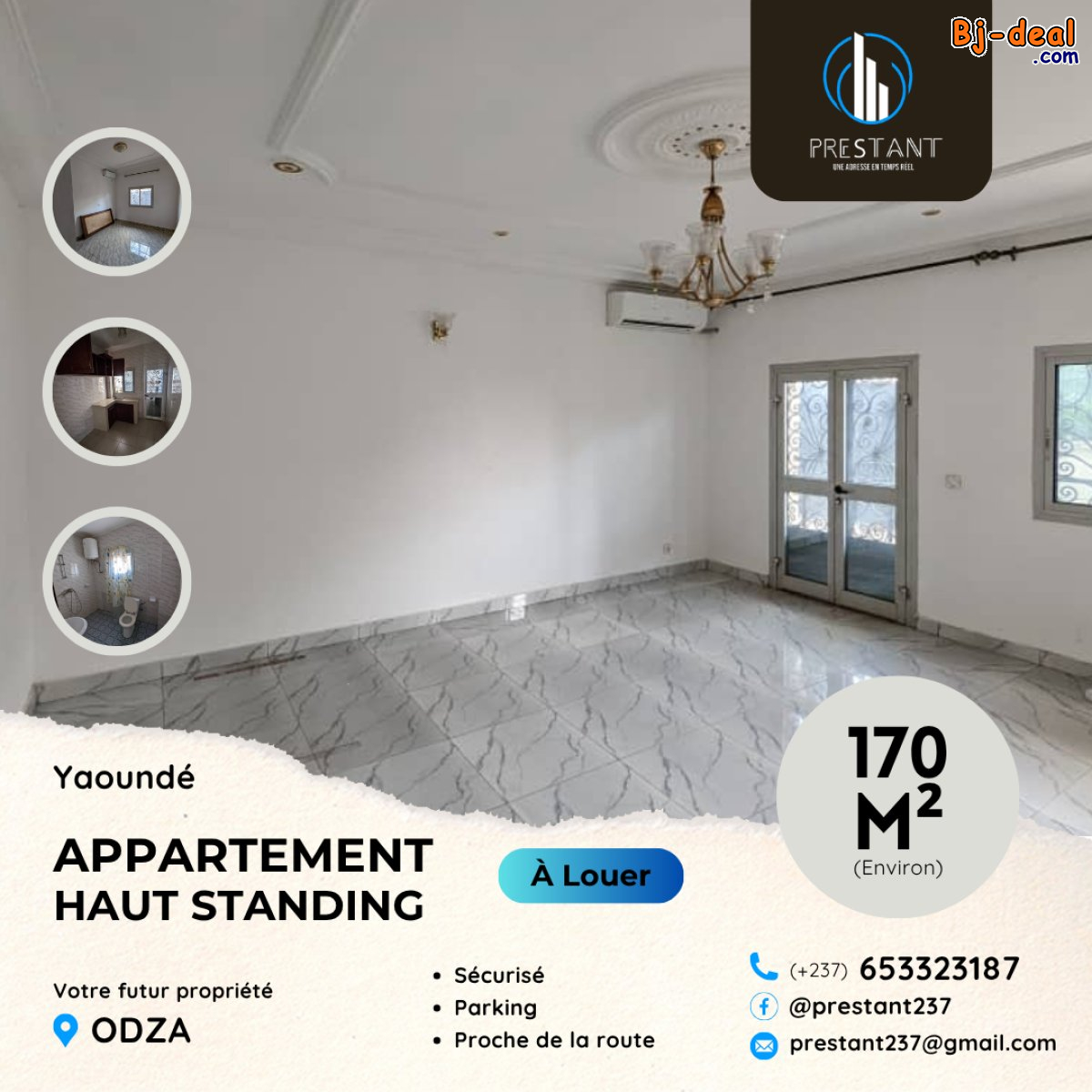 Image principale de Magnifique Appartement Haut Standing à louer à Odza