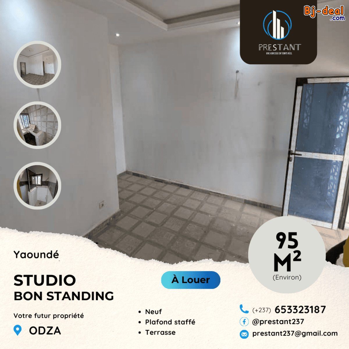 Image principale de Magnifique Studio Bon Standing Neuf à louer à Odza