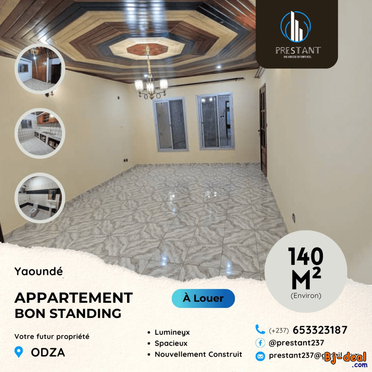 Image principale de Chic et Bel Appartement Bon Standing à louer à Odza