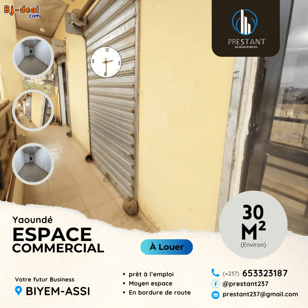 Image principale de Espace Commercial à louer à Biyem-Assi