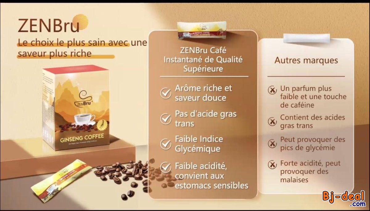 Image principale de CAFE ZENBRU AU GINSENG ET GINGEMBRE
