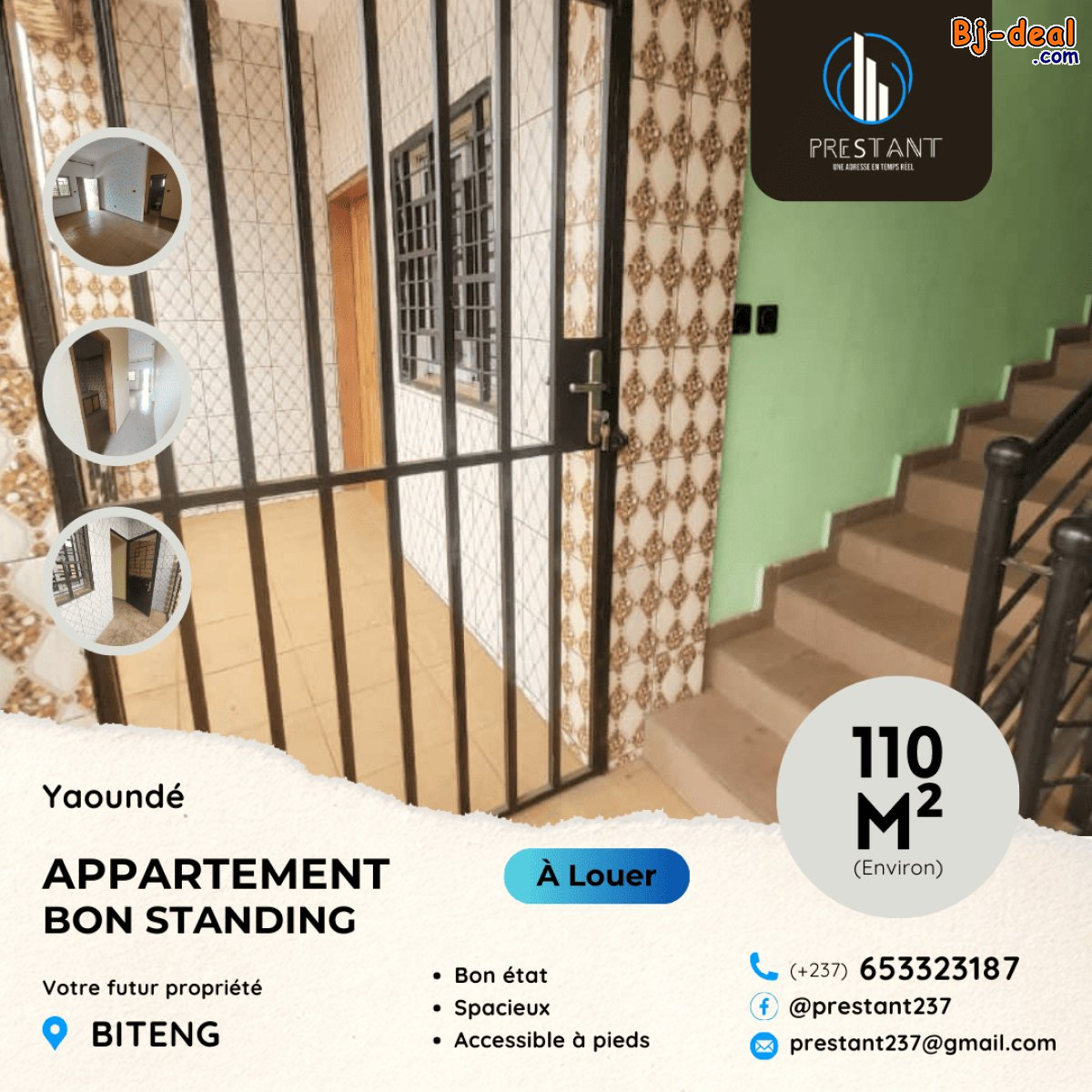 Image principale de Joli Appartement Bon Standing à louer à Biteng