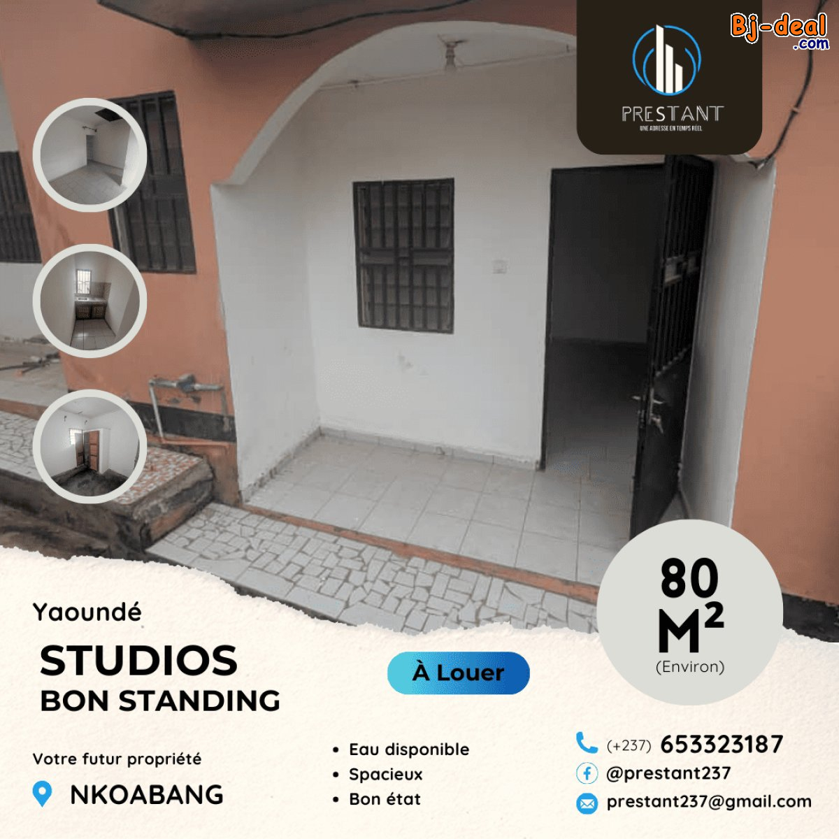 Image principale de 05 Studios Modernes à louer à Nkoabang