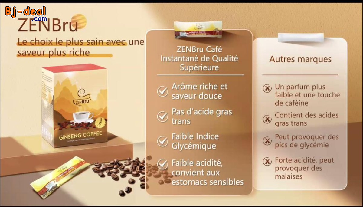 Image principale de CAFE ZENBRU AU GINSENG ET GINGEMBRE