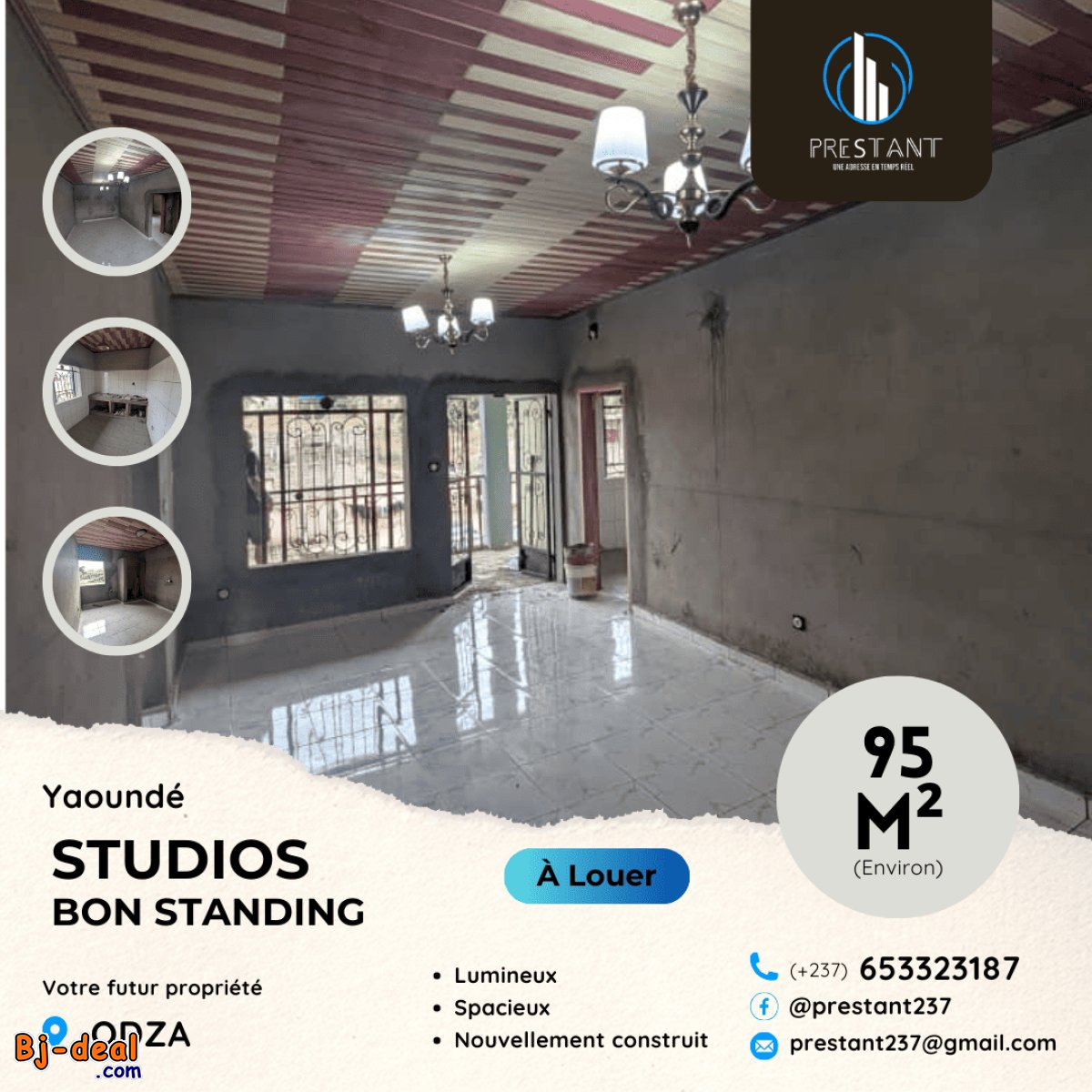 Image principale de studios Bons Plusieurs St Standing Neuf à louer à Odza