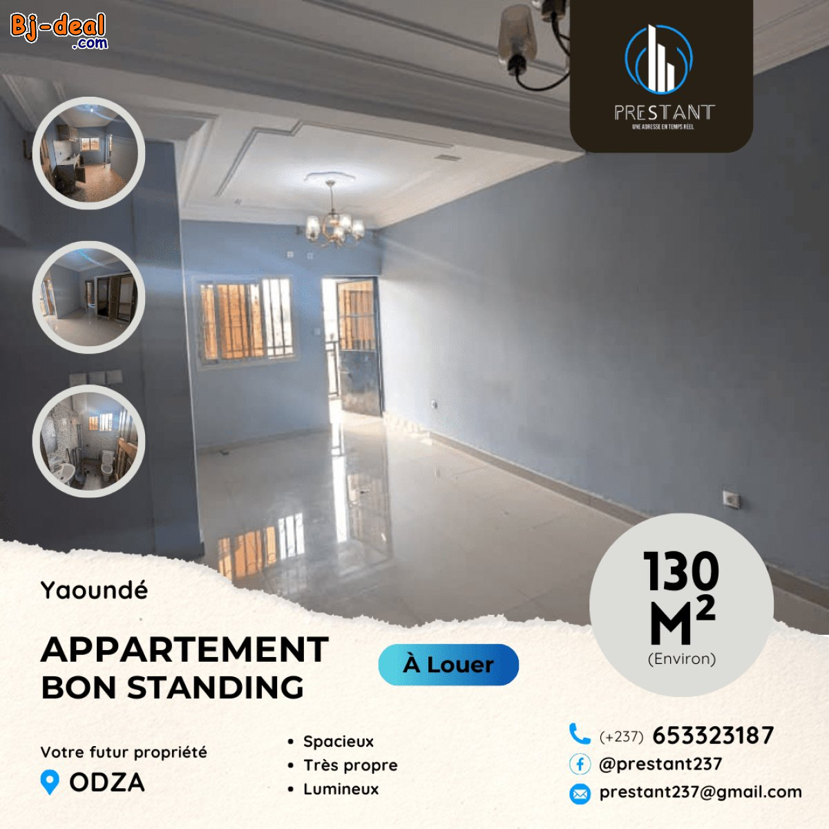 Image principale de Magnifique Appartement Bon Standing à louer à Odza