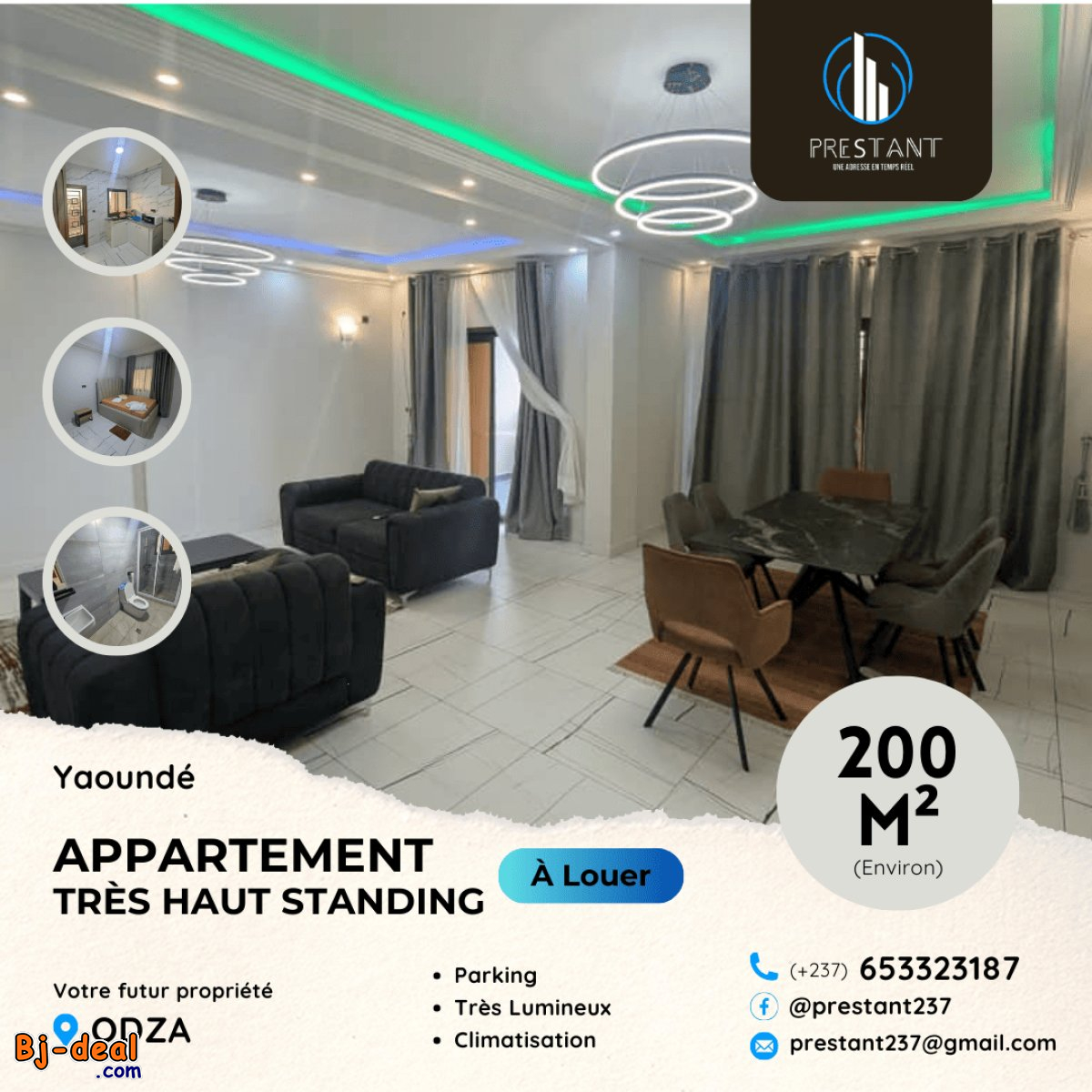 Image principale de Chic Appartement Très Haut Standing à louer à Odza