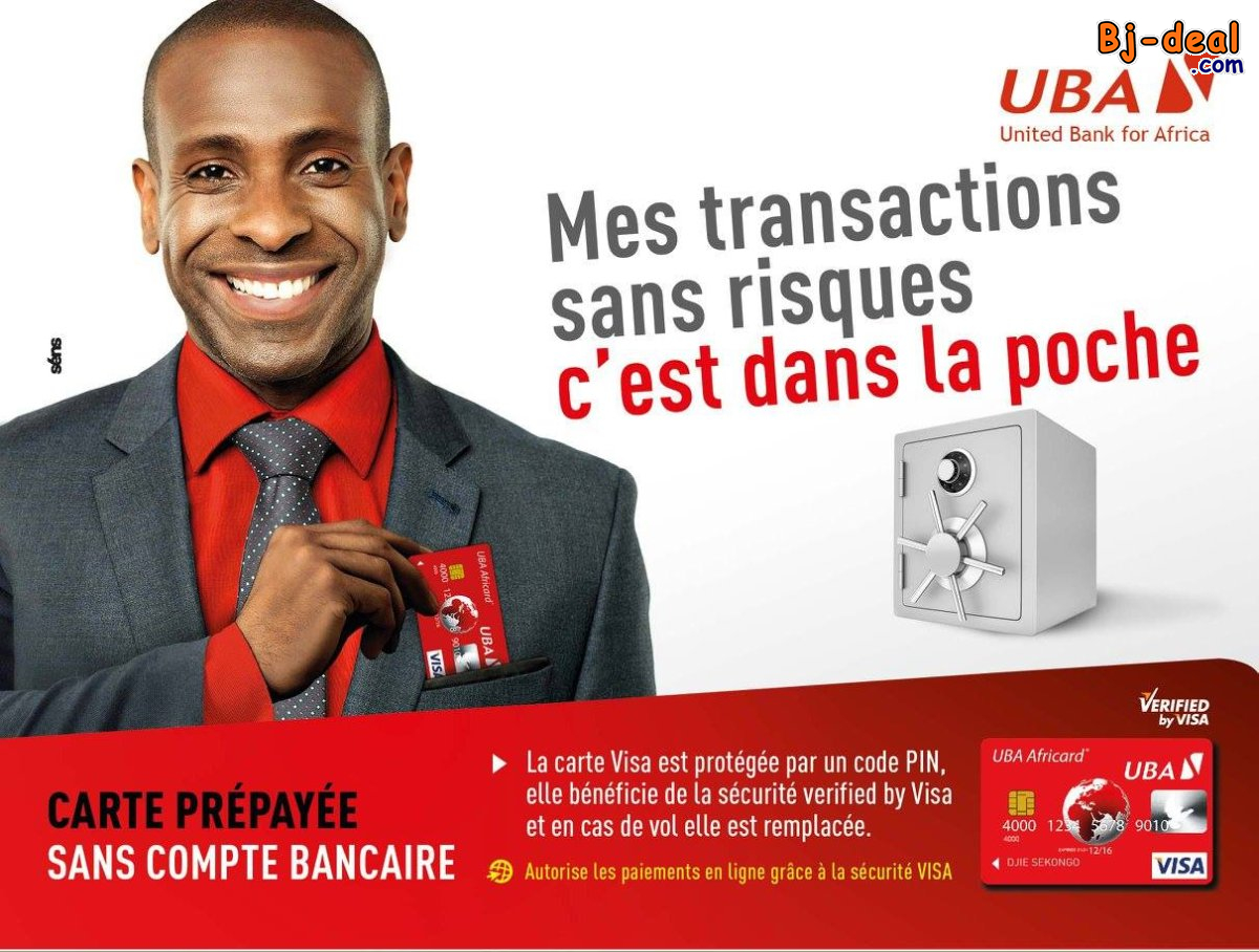 Image principale de OBTENEZ VOTRE CARTE PREPAYEE UBA CAMEROUN YAOUNDE