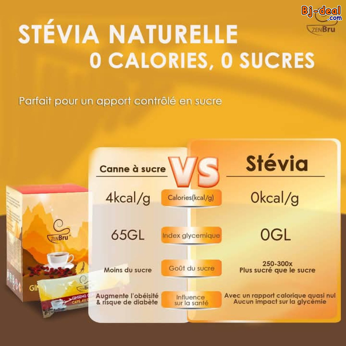 Image principale de CAFE ZENBRU AU GINSENG ET GINGEMBRE