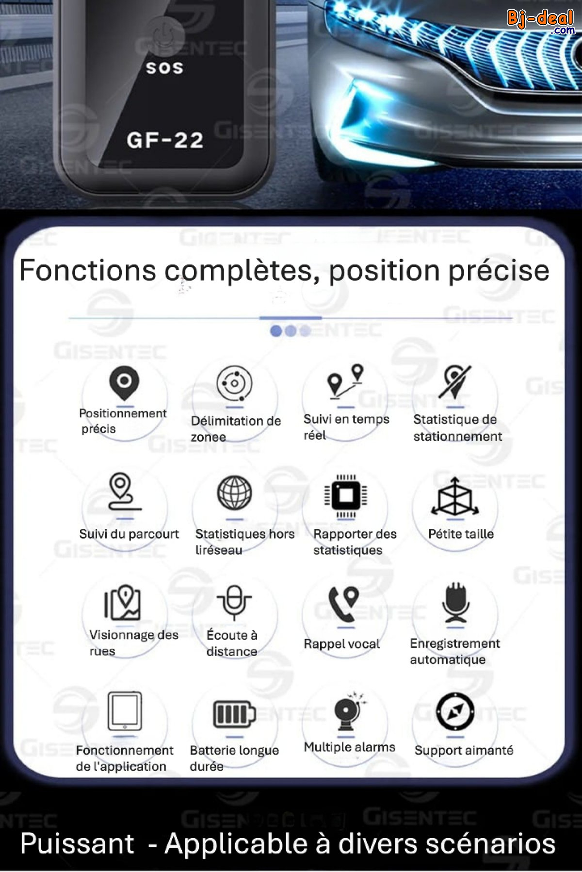 Main image of MICRO GSM ENREGISTREUR - ECOUTE A DISTANCE - DECTECTION DE VOIX
