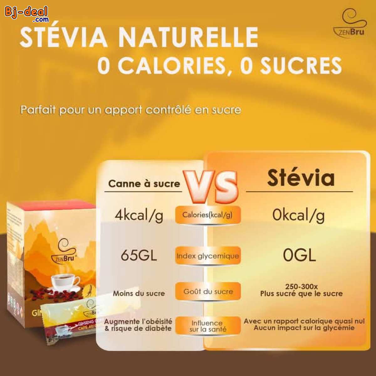 Image principale de CAFE ZENBRU AU GINSENG ET GINGEMBRE