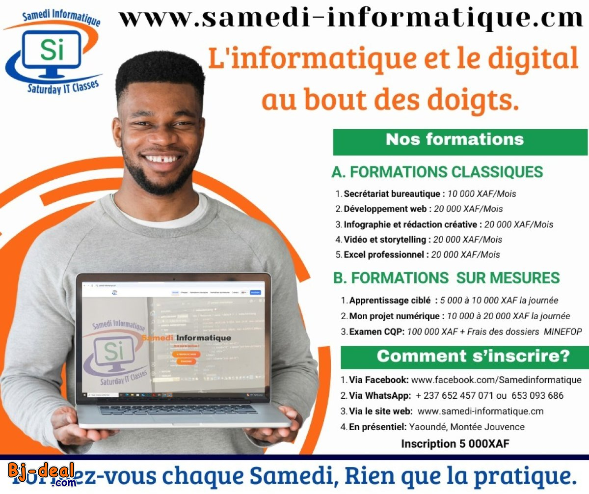 Main image of SAMEDI INFORMATIQUE POUR ETUDIANTS ET ELEVES