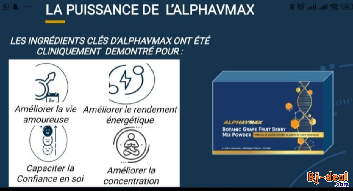 Main image of ALPHAVMAX BOISSON NATURELLE POUR LES HOMMES