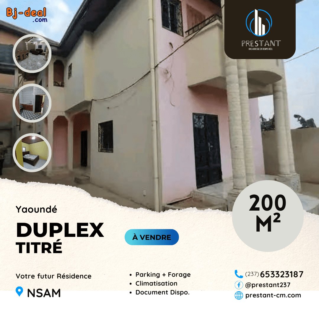 Main image of Magnifique Duplex Luxueux à vendre à Nsam