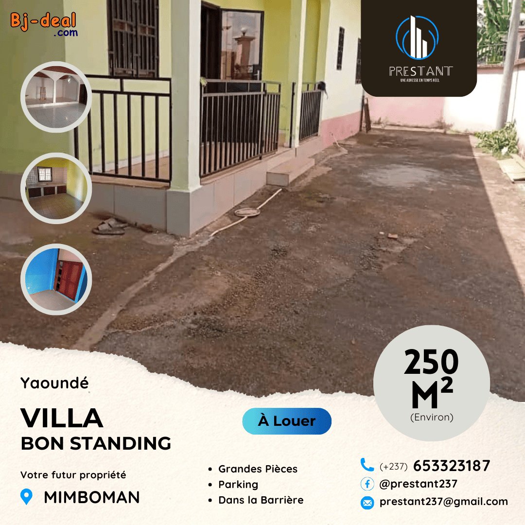 Main image of Jolie Villa Bon Standing à louer à Mimboman