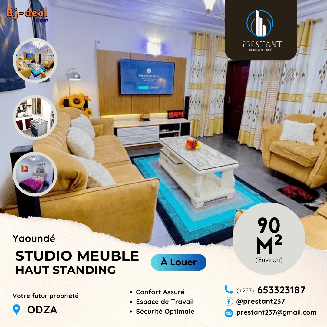 Main image of Somptueux Studio Meublé Haut Standing à louer à Odza