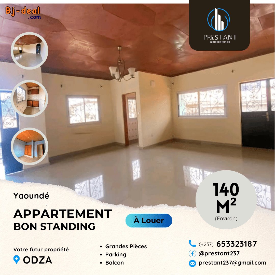 Main image of Vaste Appartement Bon Standing à louer à Odza