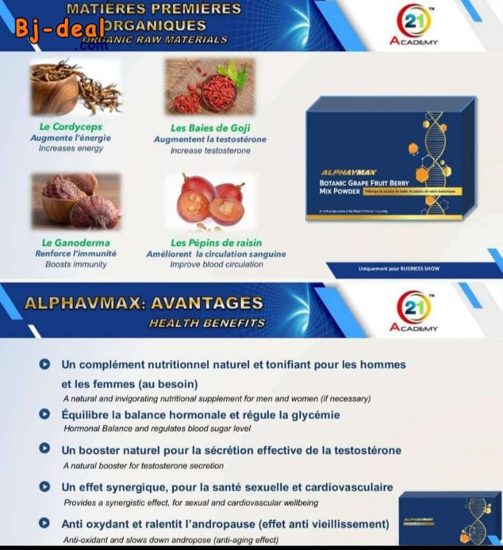 Main image of ALPHAVMAX BOISSON NATURELLE POUR LES HOMMES