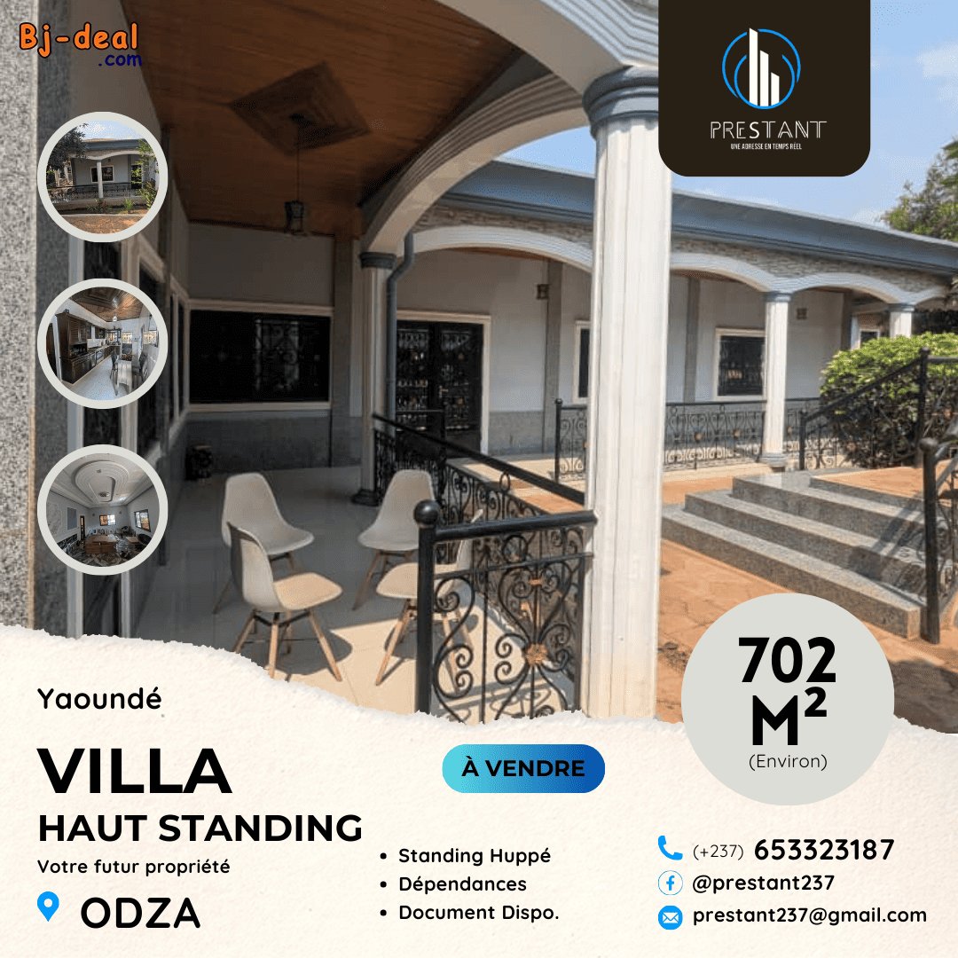 Main image of Jolie Villa Huppé Haut Standing sur 702m à vendre à Odza