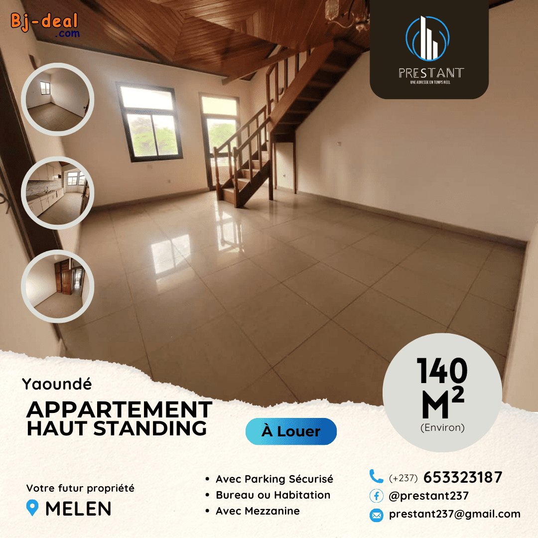 Image principale de Magnifique Appartement Haut Standing à louer pour Bureau ou Habitation à Melen