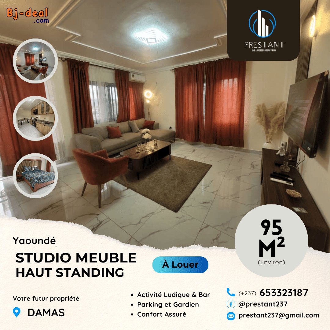 Image principale de Magnifique Studio et Appartement Meublé Haut Standing à Damas