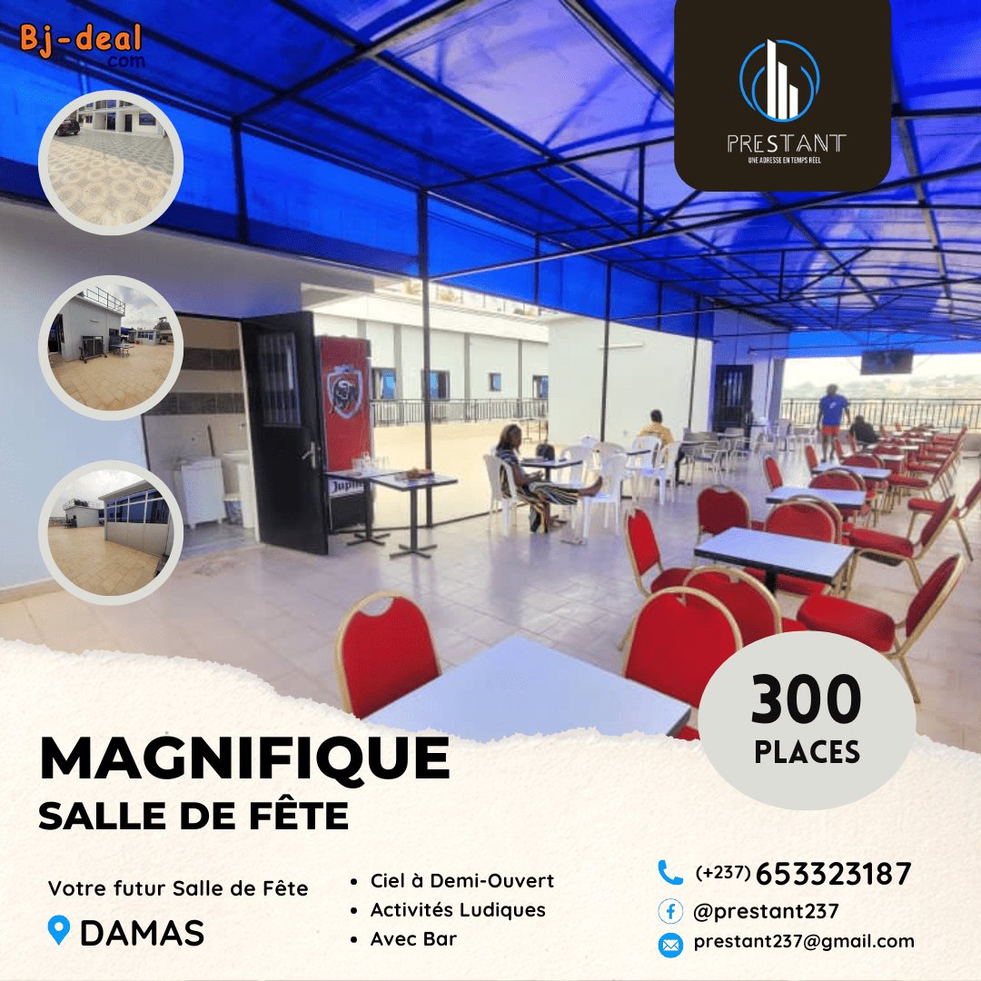 Image principale de Terrasse à louer comme Salle de Fête à Demi-Ouvert à Damas