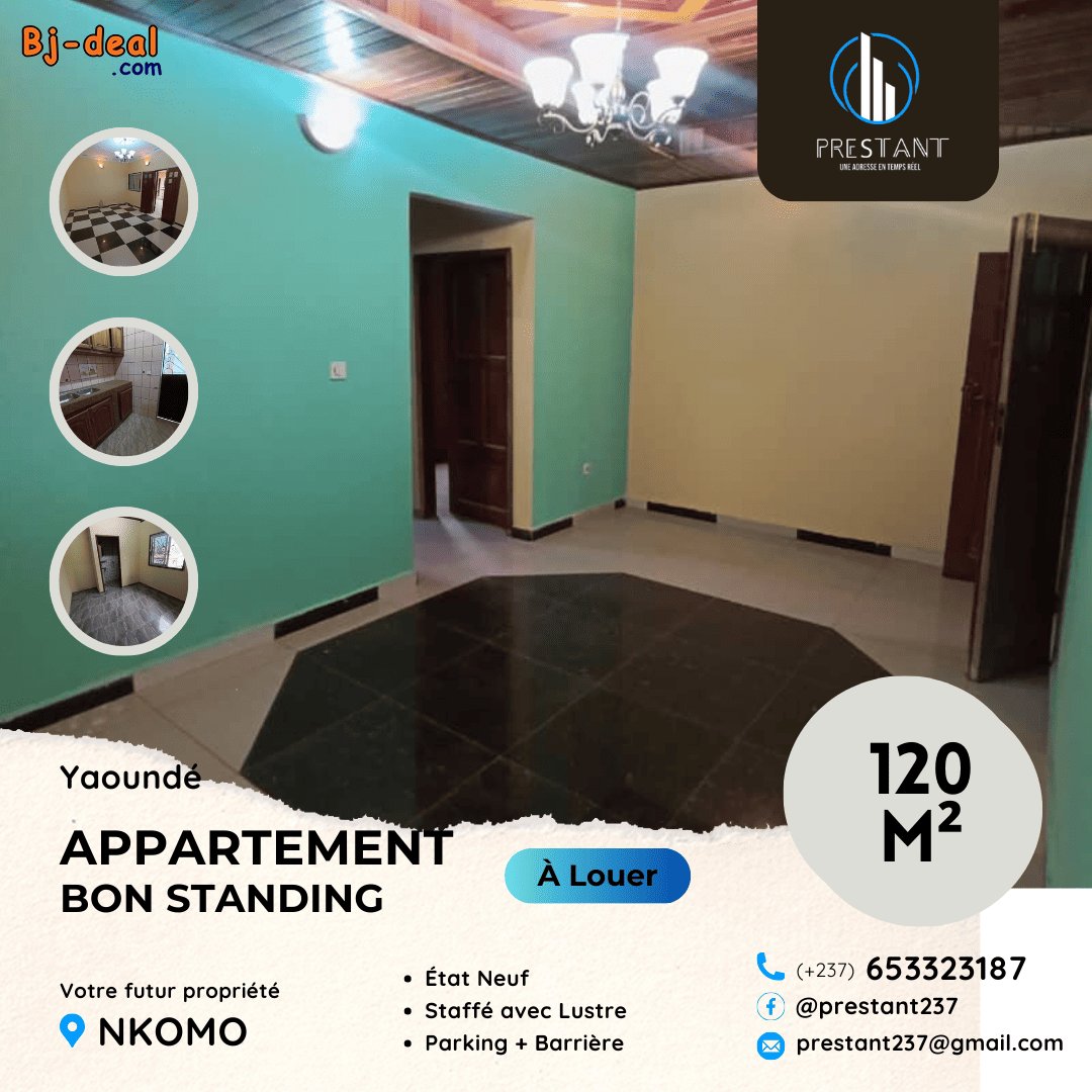 Image principale de Joli Appartement Bon Standing à louer à Nkomo