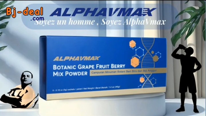 Image principale de ALPHAVMAX BOISSON NATURELLE POUR LES HOMMES