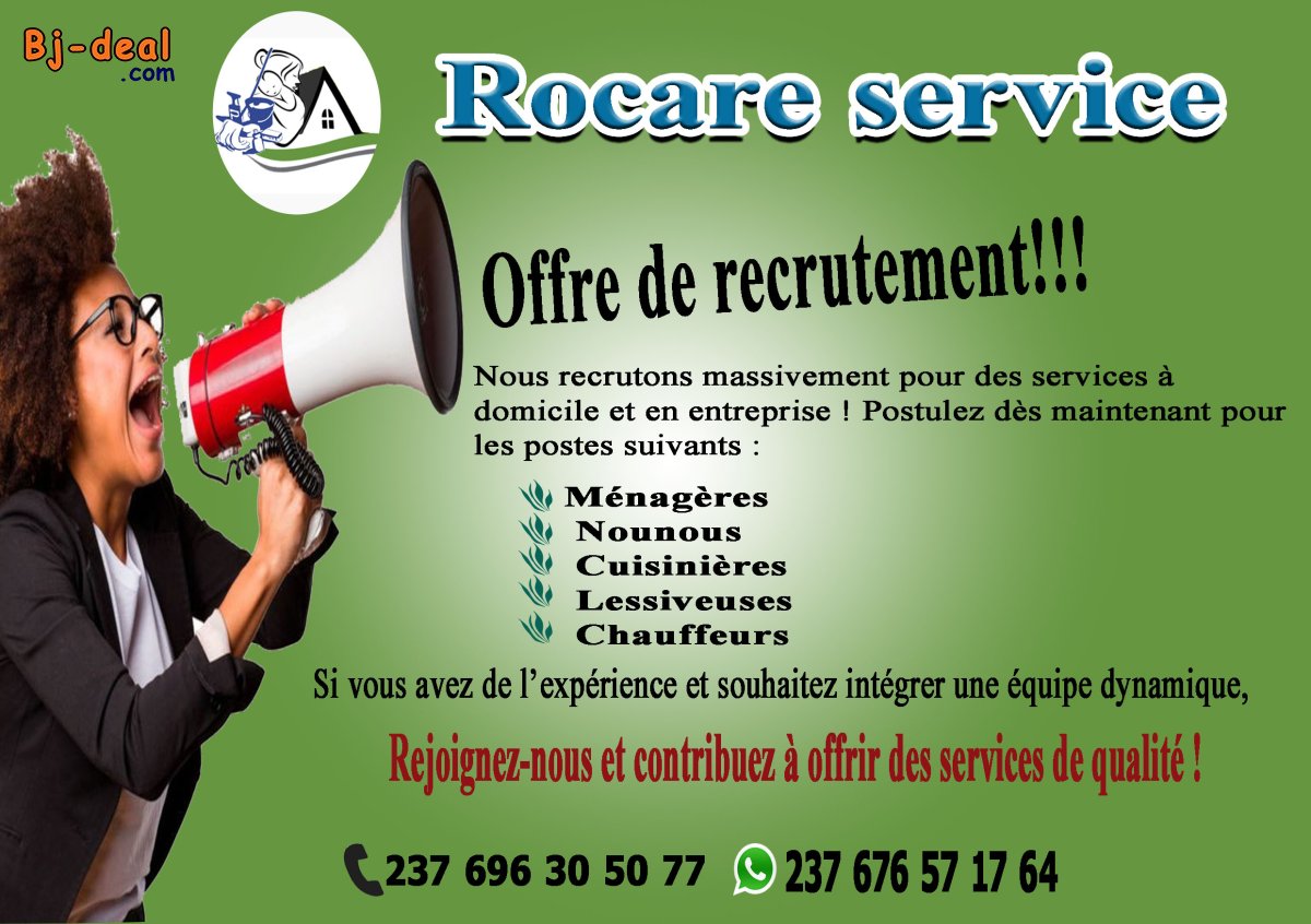 Image principale de recrutement de staff de domicile