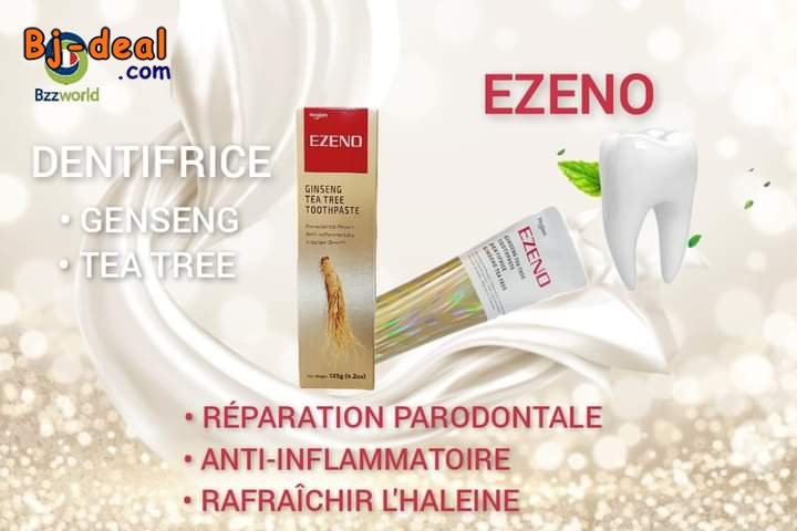 Image principale de DENTIFRICE EZENO AUX GINSENG ET A L ABRE A THÉ