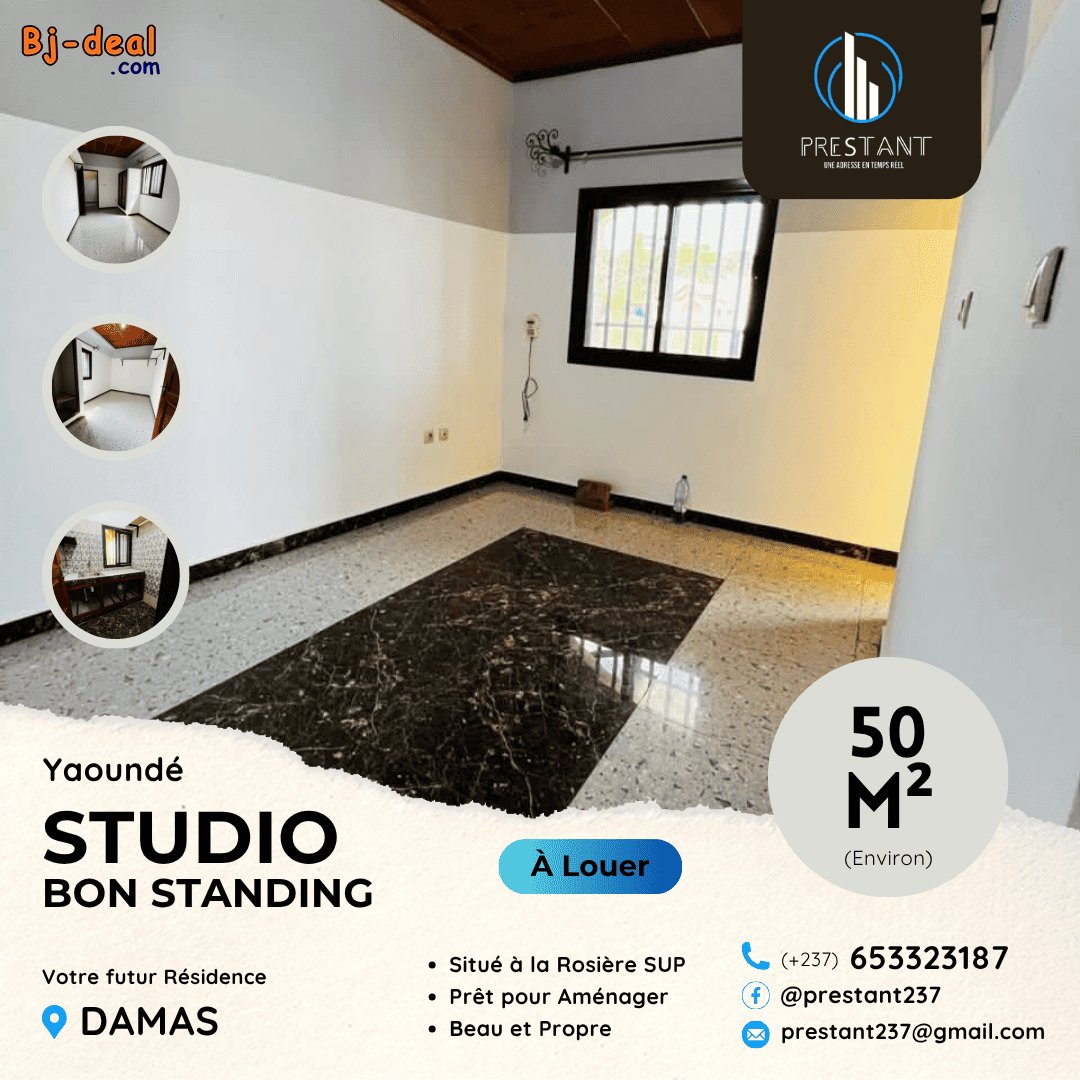 Main image of Joli Studio Propre Bon Standing à louer à Damas