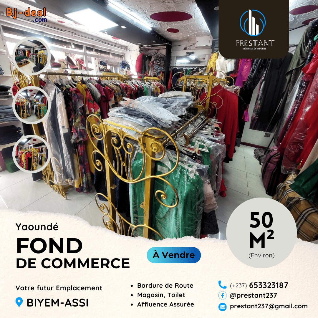 Image principale de Magnifique Fond de Commerce à vendre à BiyemAssi