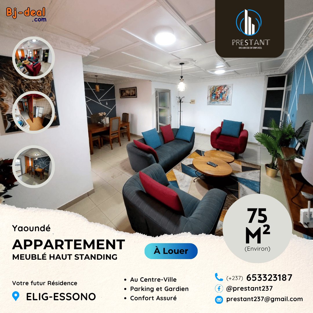 Image principale de Magnifique Appartement Meublé Haut Standing à louer