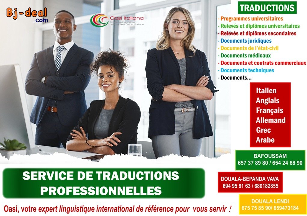 Image principale de SERVICE DE TRADUCTION PROFESSIONNELLE