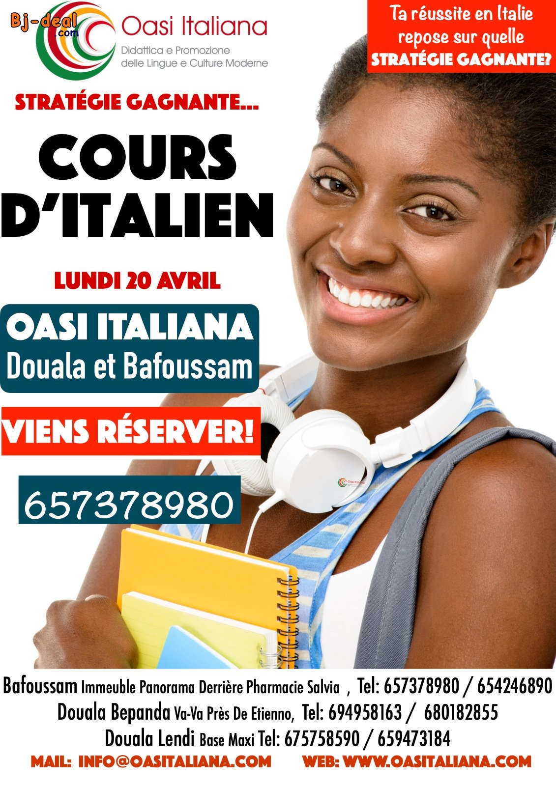 Image principale de Cours Italien à Oasi italiana