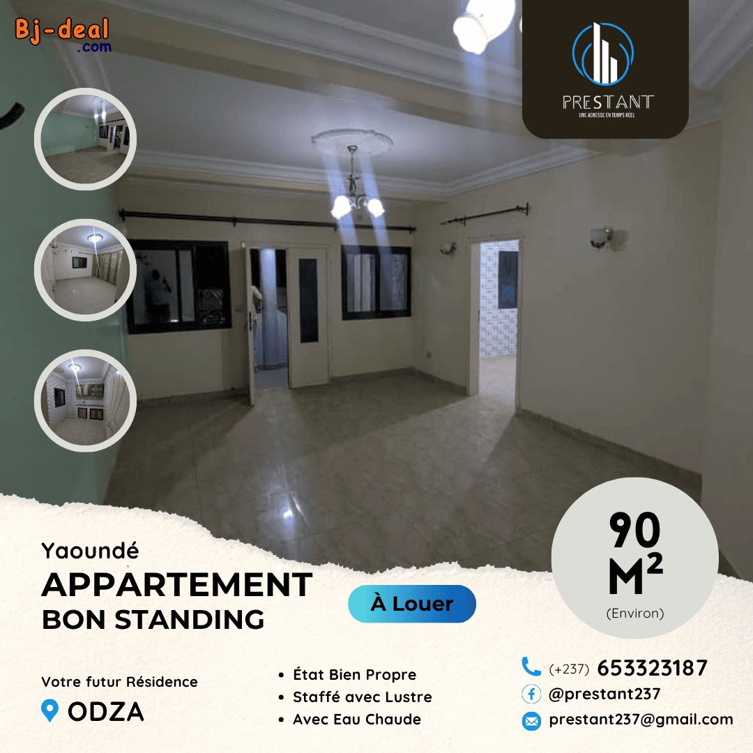 Image principale de Joli et Vaste Appartement Bon Standing à louer à Odza