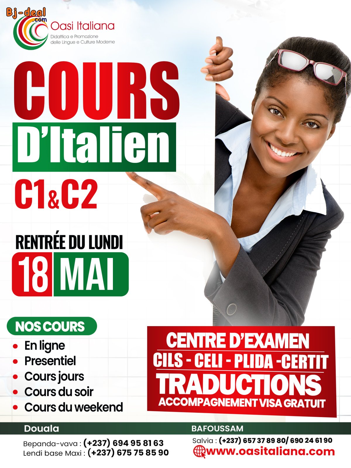 Image principale de COURS ITALIEN C1 C2