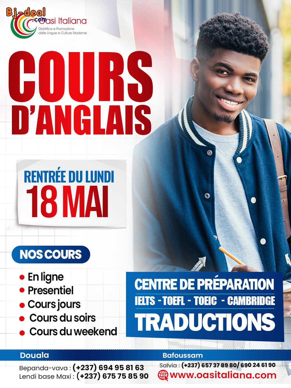 Image principale de Cours Anglais à Oasi italiana