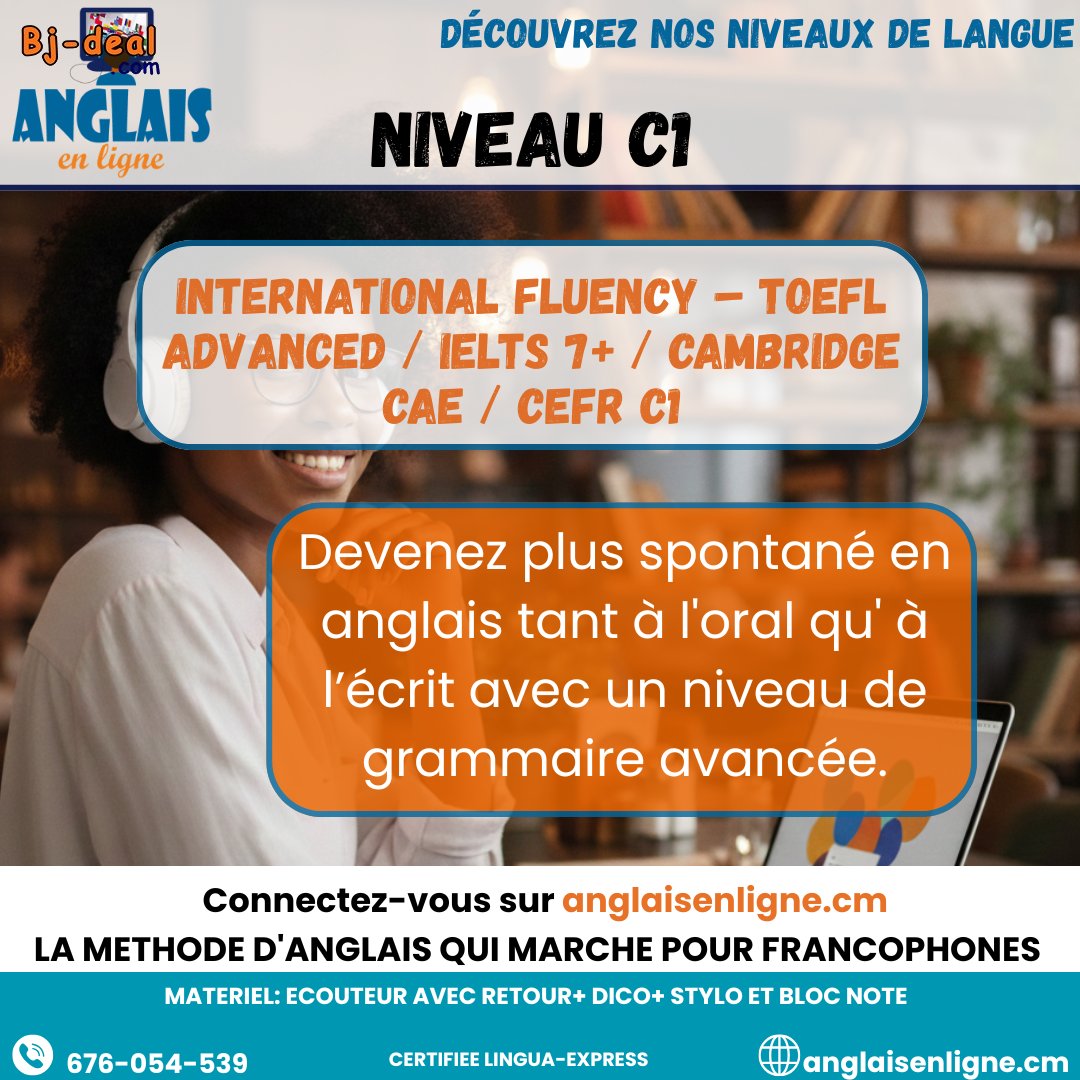 Image principale de Niveau C1 International Fluency TOEFL Advanced