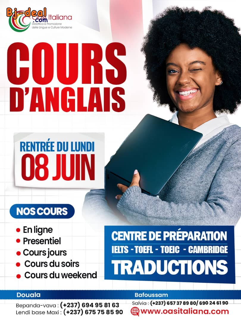 Image principale de Préparation TCF TEF IELTS TOEFL TOIEC CAMBRIDGE