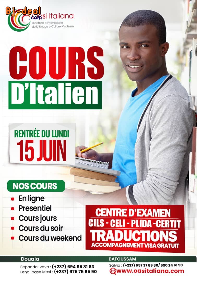 Image principale de Cours Italien à Oasi italiana