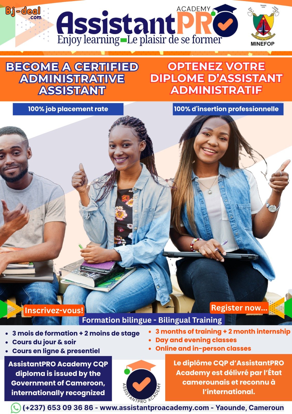 Image principale de CQP Assistant Administratif Administrative Assistant CQP