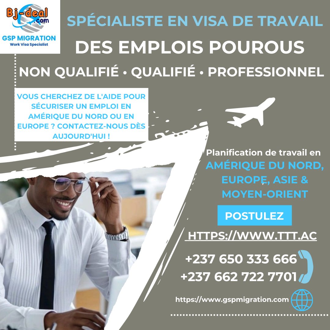 Image principale de Emplois non qualifiés et qualifiés en Amérique du Nord et en Europe