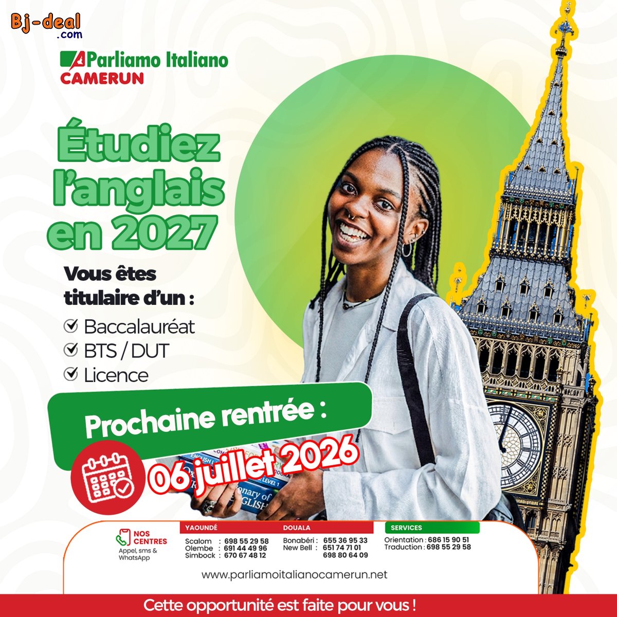 Image principale de Formation en langue étrangère