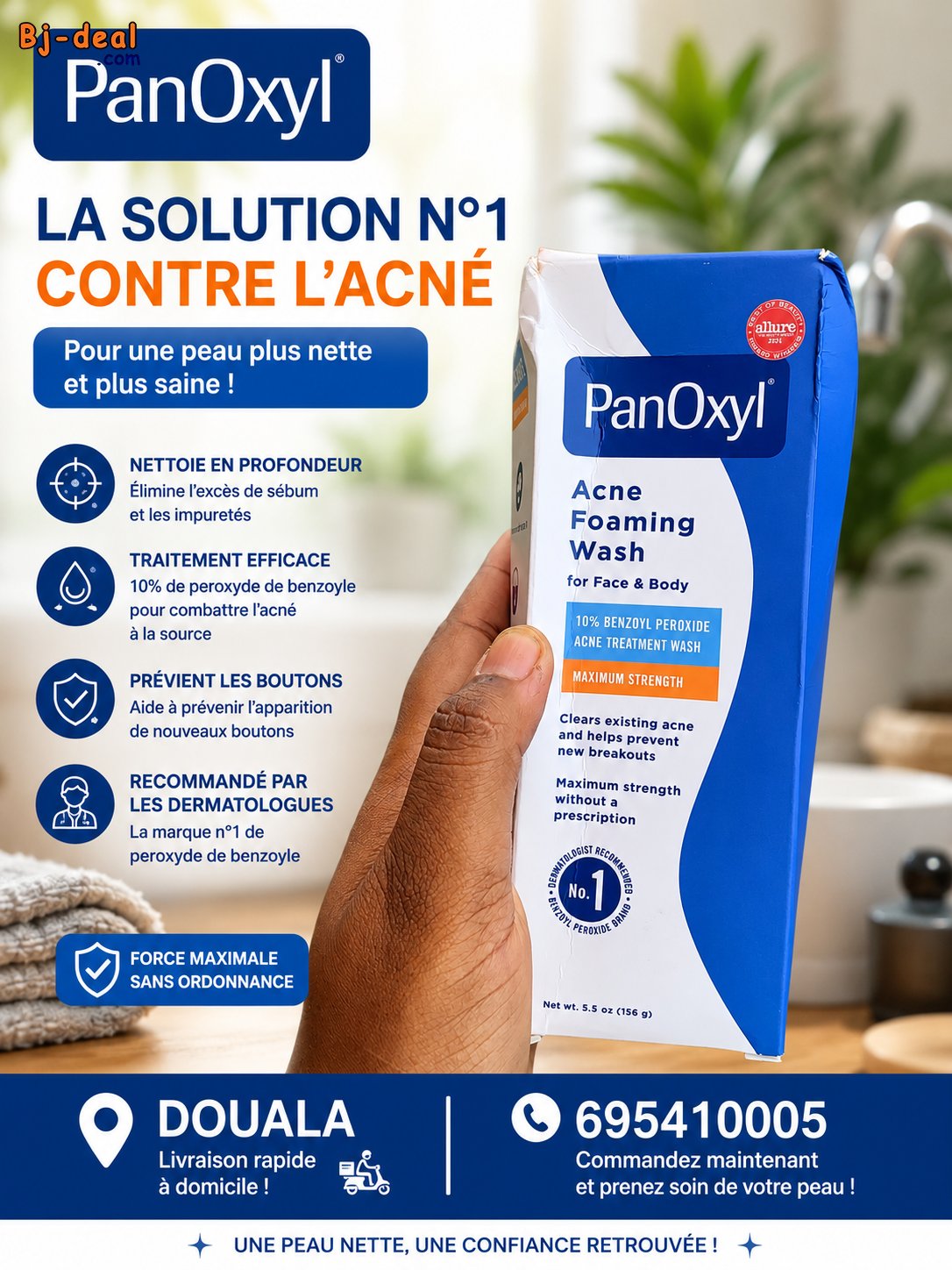 Image principale de Acne foaming wash Panoxyl
