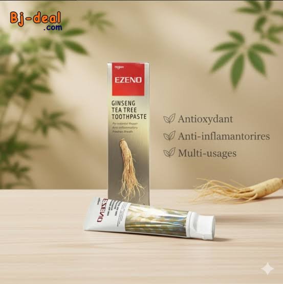 Image principale de Dentifrice EZENO au Ginseng la fraîcheur naturelle pour un sourire éclatant