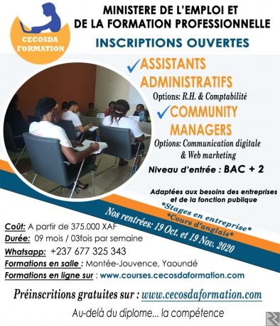 Image principale de Formation en ligne Assistant Administratif